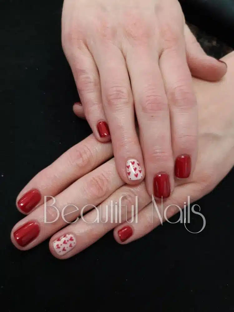 heart manicure