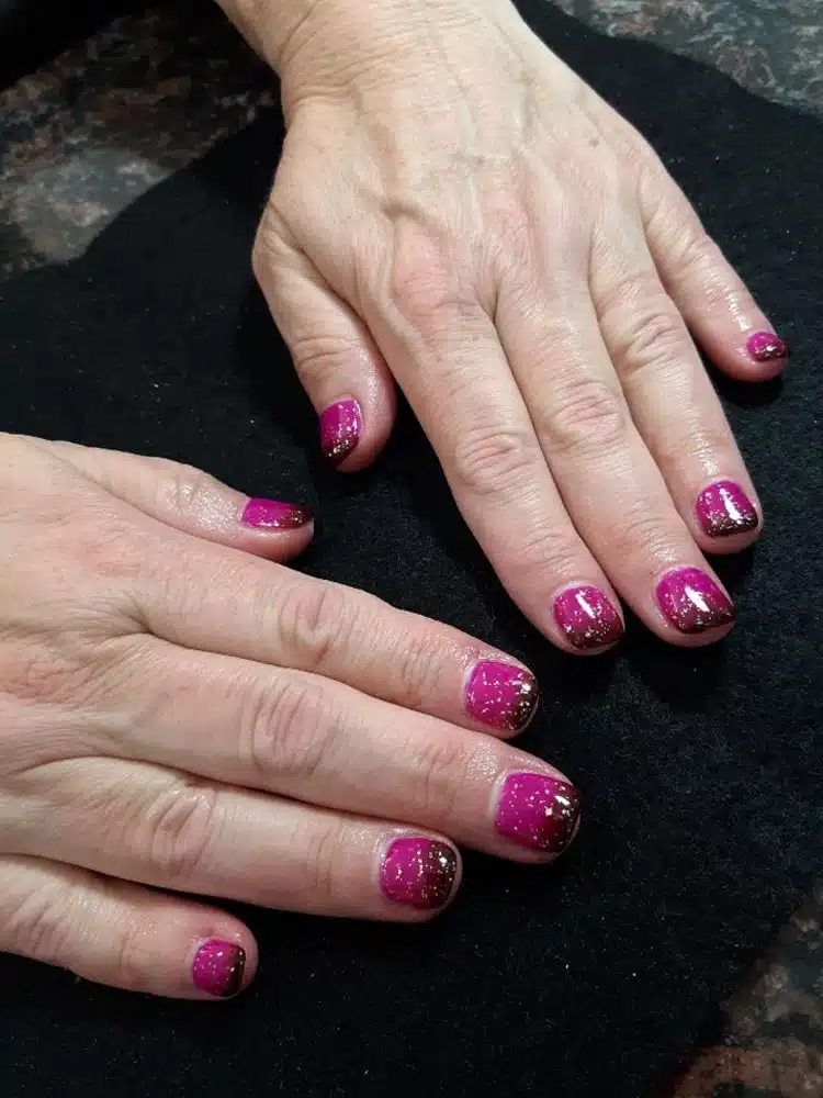 manicure and polish at Beautiful Nails